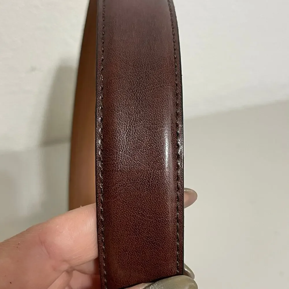 Van Heusen Men's Genuine Leather Brown Sz 34